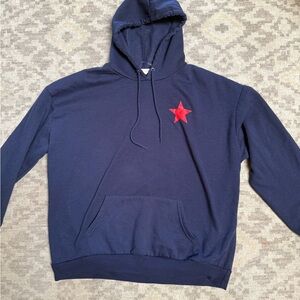 Aeropostale Navy Hoodie with Red Star